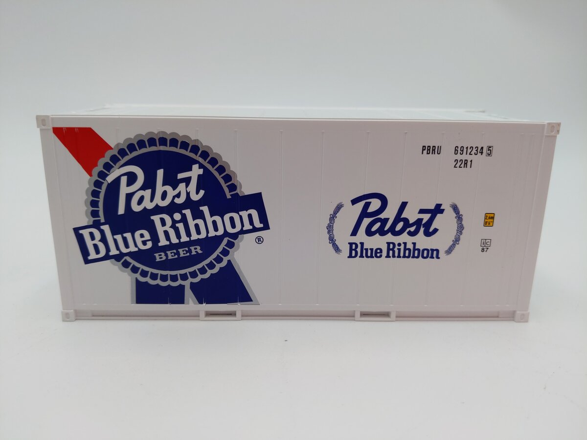 Atlas 3002595-1 O Gauge Pabst 20' Refrigerated Container #6912345 EX/Box