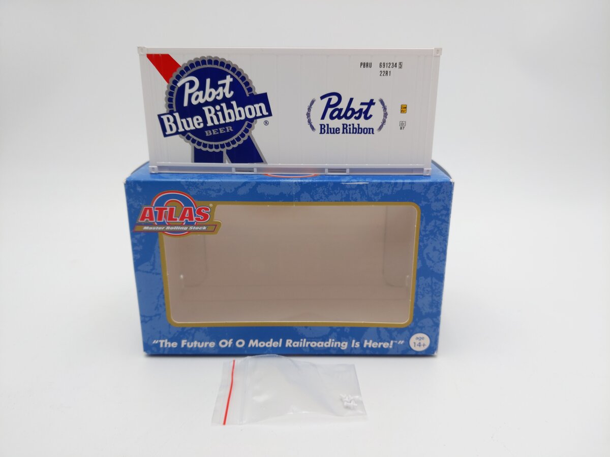 Atlas 3002595-1 O Gauge Pabst 20' Refrigerated Container #6912345 EX/Box