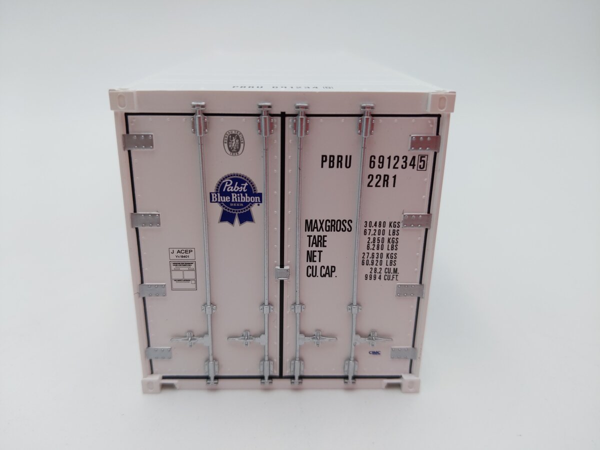 Atlas 3002595-1 O Gauge Pabst 20' Refrigerated Container #6912345 EX/Box