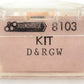 Roundhouse 8103 N Denver & Rio Grande Western Thrall Coal Gondola #56751 LN/Box
