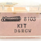 Roundhouse 8103 N Denver & Rio Grande Western Thrall Coal Gondola #56998 LN/Box