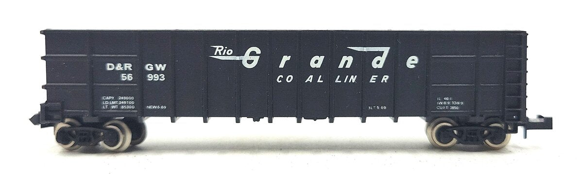 Roundhouse 8103 N Denver & Rio Grande Western Thrall Coal Gondola #56993 LN/Box