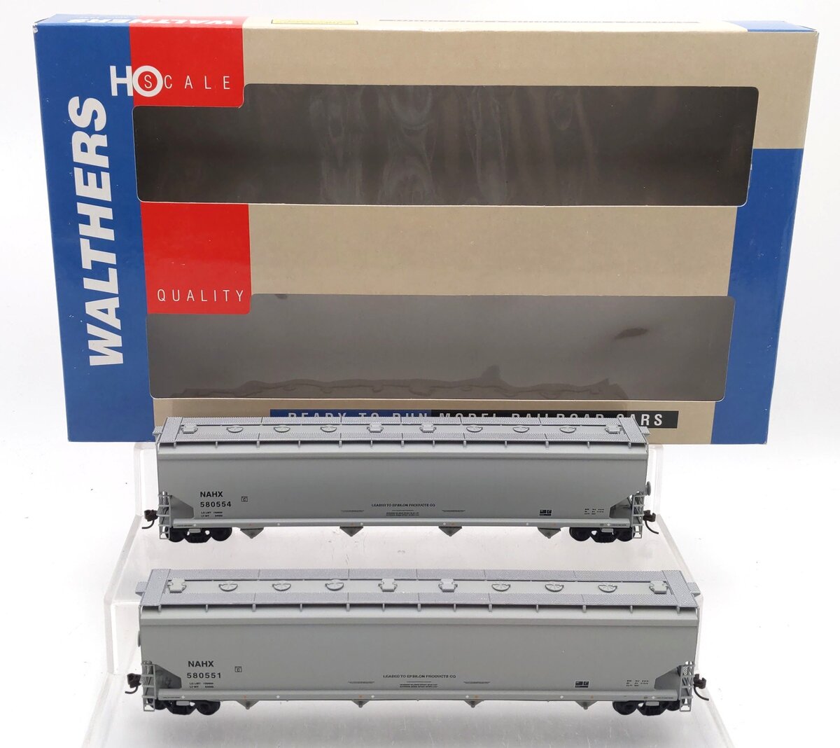 Walthers 932-27158 HO National 6200 Plastic Hopper (Pack of 2) LN/Box