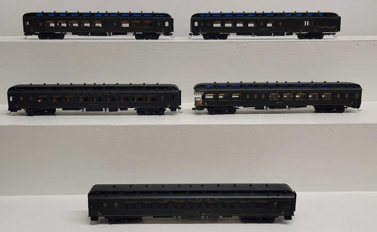 Roundhouse HO Assorted Pullman Passenger Cars [5] VG