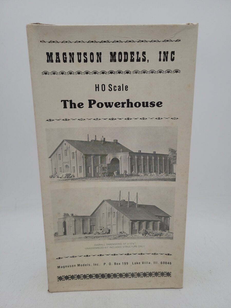 Magnuson Models M519 HO Scale The Powerhouse Resin Building Kit NIB