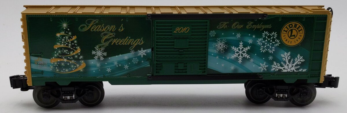 Lionel 6-29970 O Gauge 2010 Employee Christmas Boxcar MT/Box