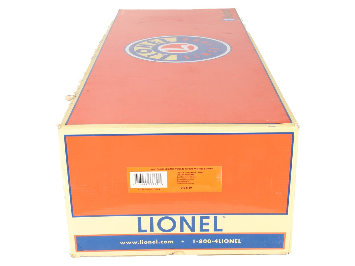 Lionel 2133730 LEGACY O Union Pacific BTO Veranda Turbine Diesel #65 LCS EX/Box