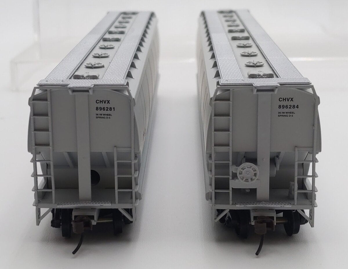 Walthers 932-27154 HO National CHVX Plastic Hoppers (Pack of 2) EX/Box