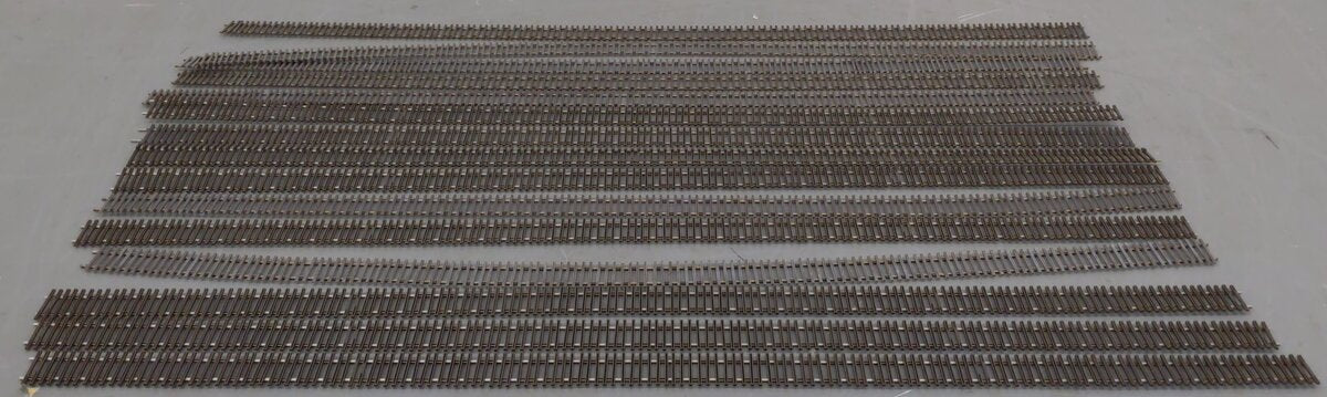 Flex-Track HO Scale Track Code 70 Assorted Straight Track Sections [15] VG