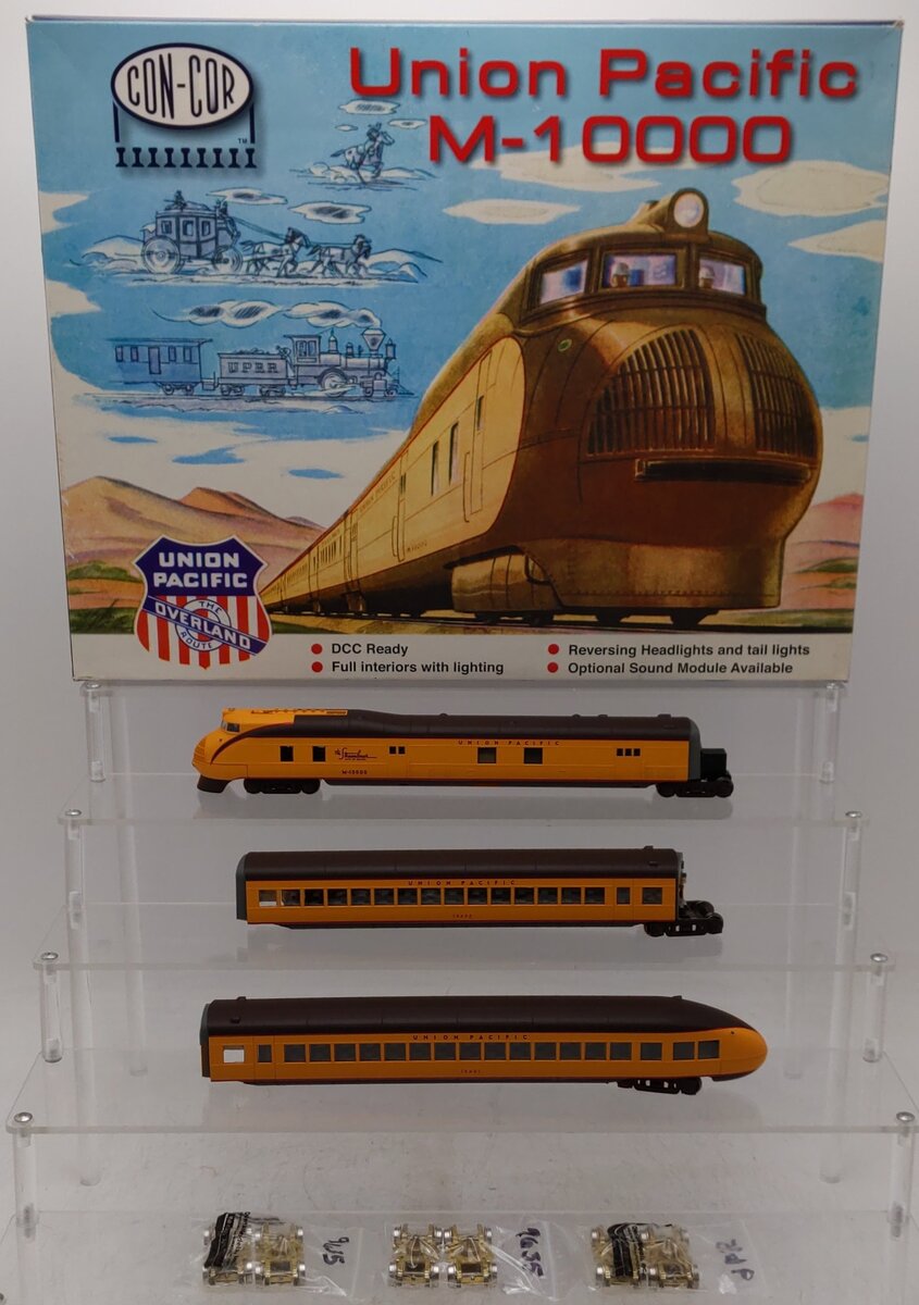 Con-Cor 001-008784 HO Scale Union Pacific M-1000 Set EX/Box