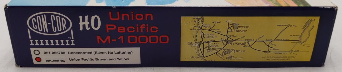 Con-Cor 001-008784 HO Scale Union Pacific M-1000 Set EX/Box