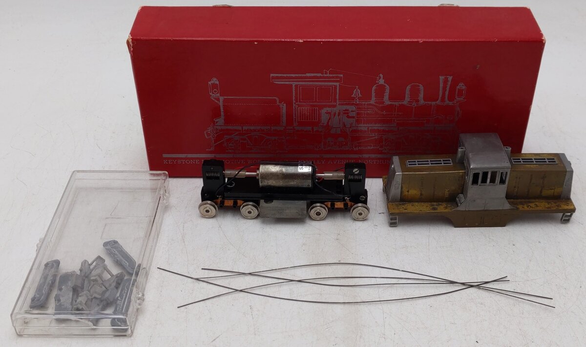 Keystone Locomotives HO-108 44 Ton Diesel GE Brass Diesel Locomotive/Box