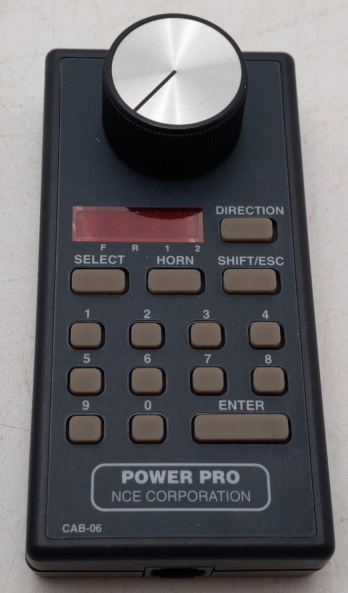 NCE Corporation Cab06 Engineer Throttle with LED Display EX/Box