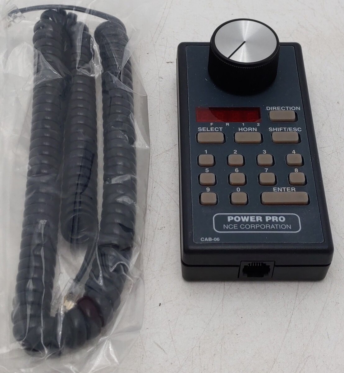 NCE Corporation Cab06 Engineer Throttle with LED Display EX/Box