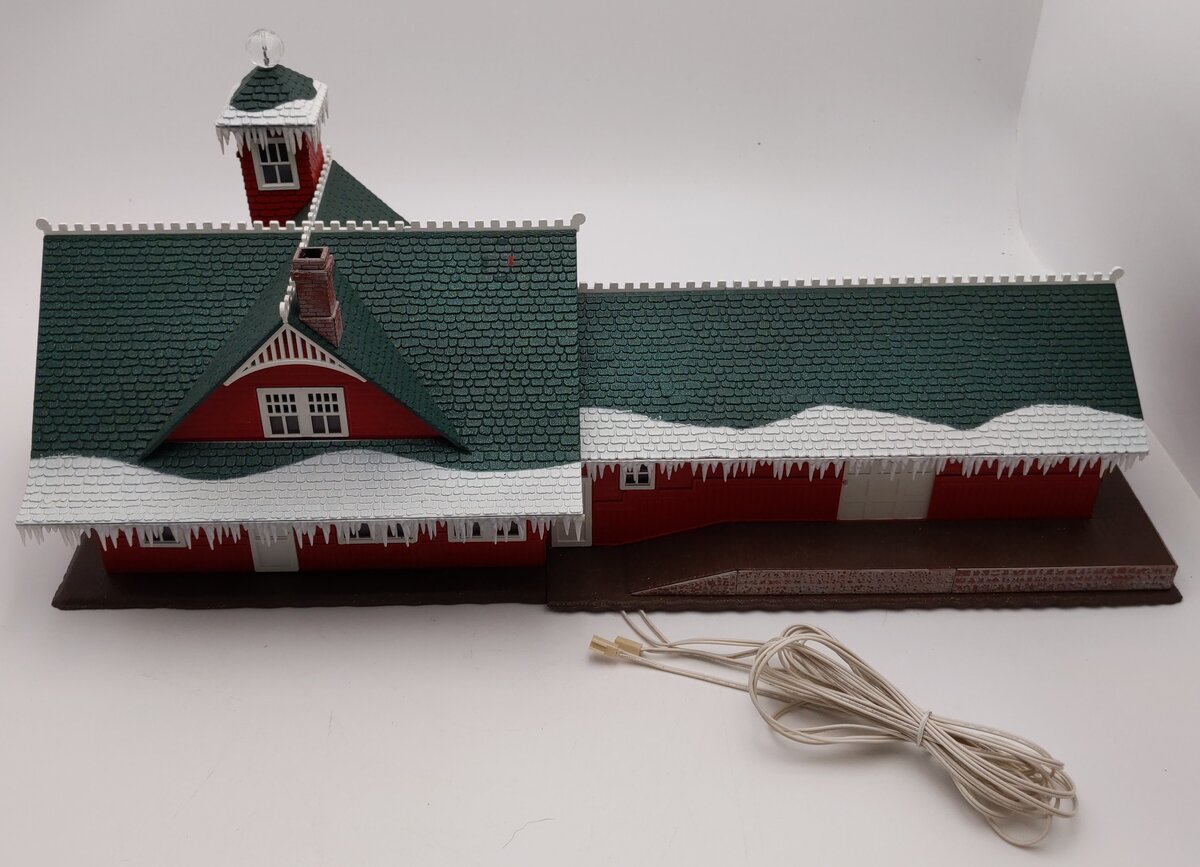 Lionel O Gauge Custom Christmas Train Station Platform EX