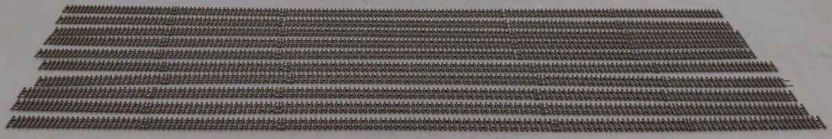 Shinohara Track N Scale Code 70 Assorted Straight Track Sections [10] VG