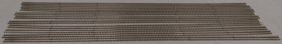 Shinohara Track N Scale Code 70 Assorted Straight Track Sections [10] VG