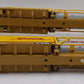 MTH 20-95299 O TTX DHL Spine Car Set w/Tank Container & 20' Container (Set of 2) EX