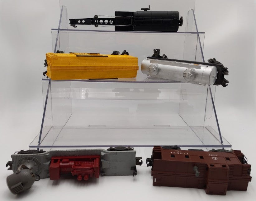 Lionel 6457, 6460, 6465, 6520, & 6656 Postwar O Gauge Freight Cars [5] VG