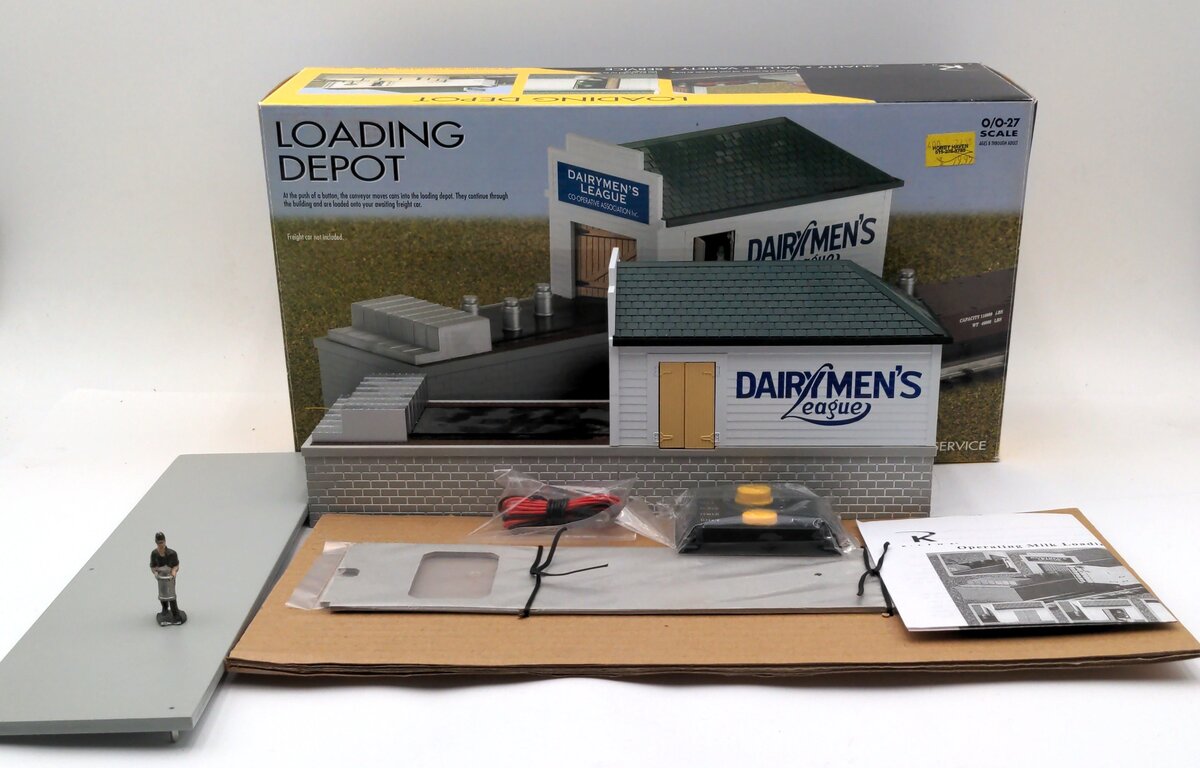K-Line K-42407 O Scale Operating Milk Loading Depot VG/Box