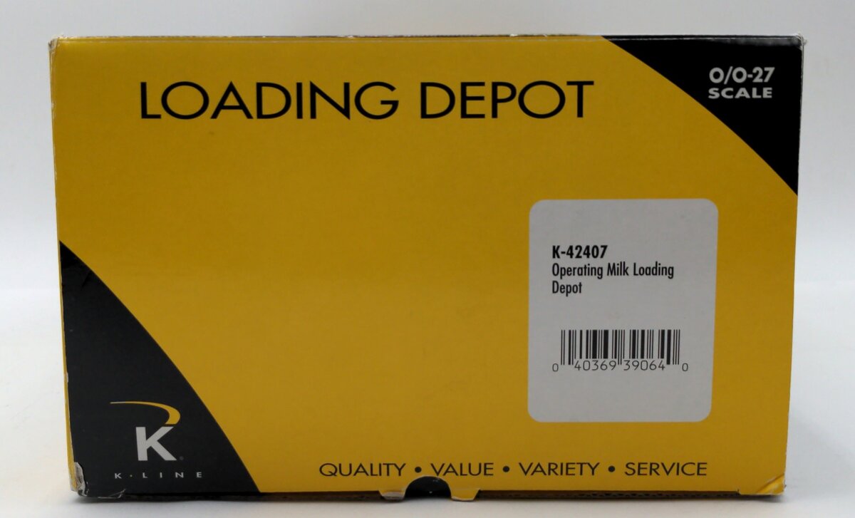 K-Line K-42407 O Scale Operating Milk Loading Depot VG/Box
