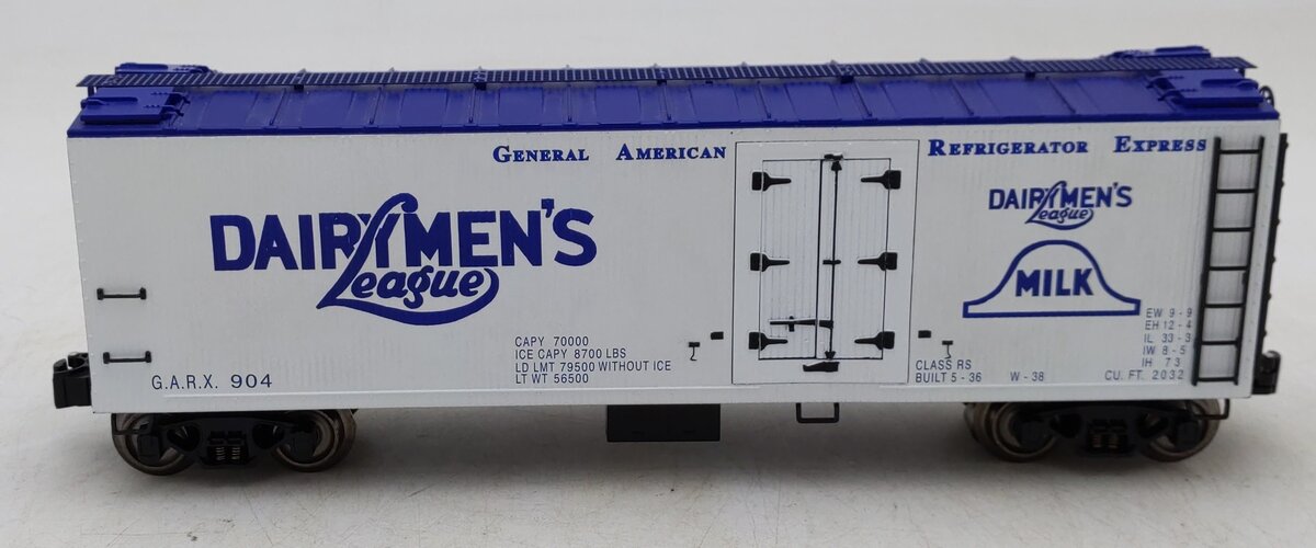 K-Line 6-22149 O Dairymen's League Operating Milk Car w/Platform LN/Bo ...