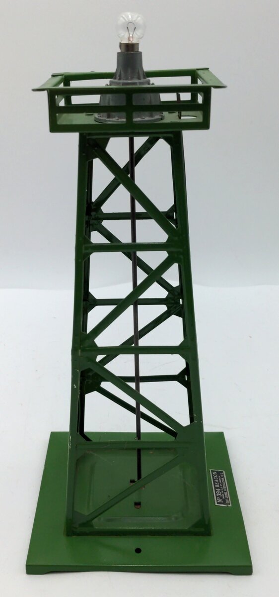 Lionel 6-12831 Vintage O Rotary Beacon - Dark Green Version EX/Box