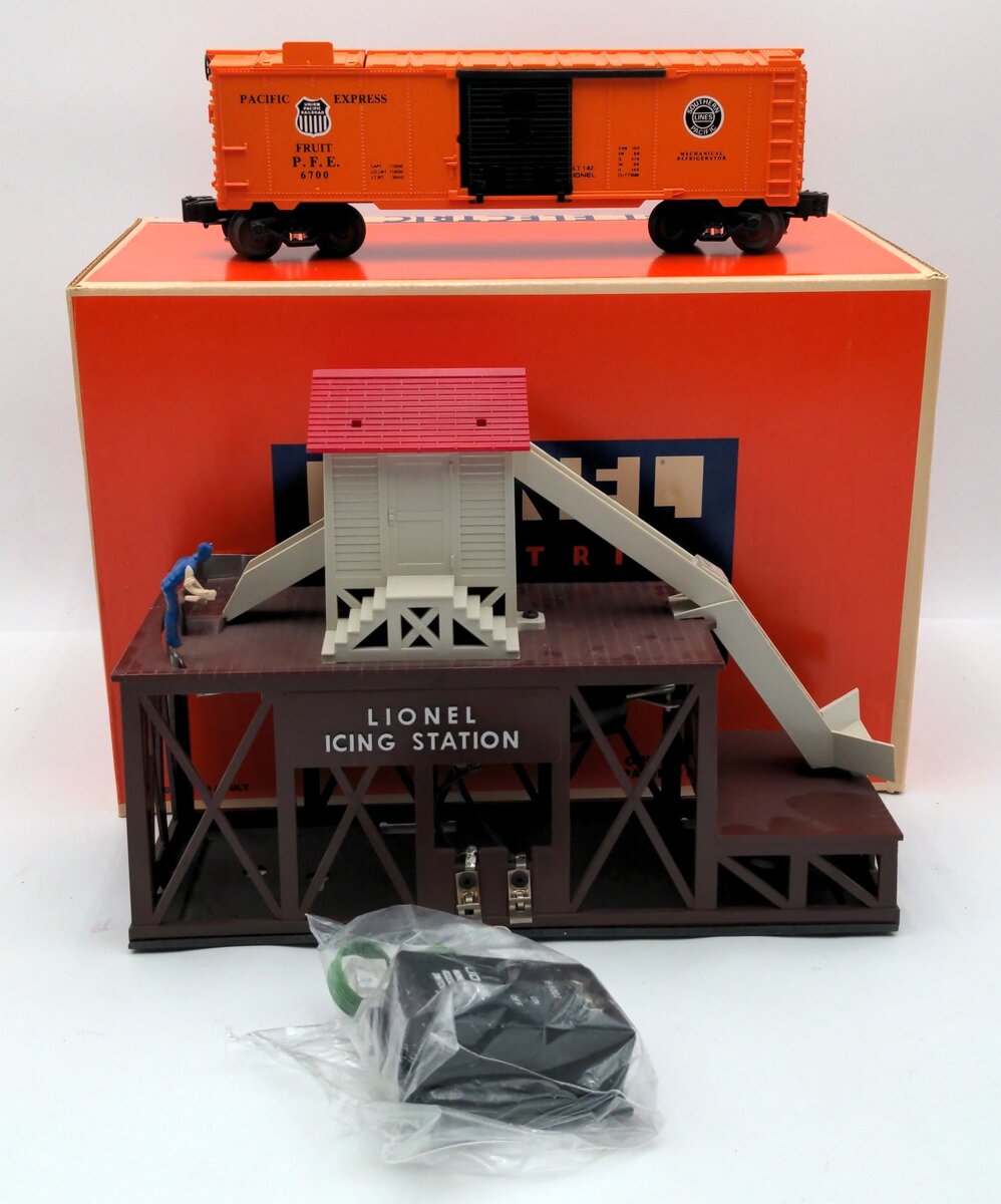 Lionel 6-2306 O Gauge Operating Icing Station w/ PFE Ice Car #6700 LN/Box