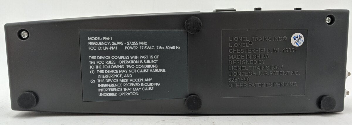 Lionel 6-12867 O PM-1 TrainMaster Command PowerMaster Switch Controller EX/Box