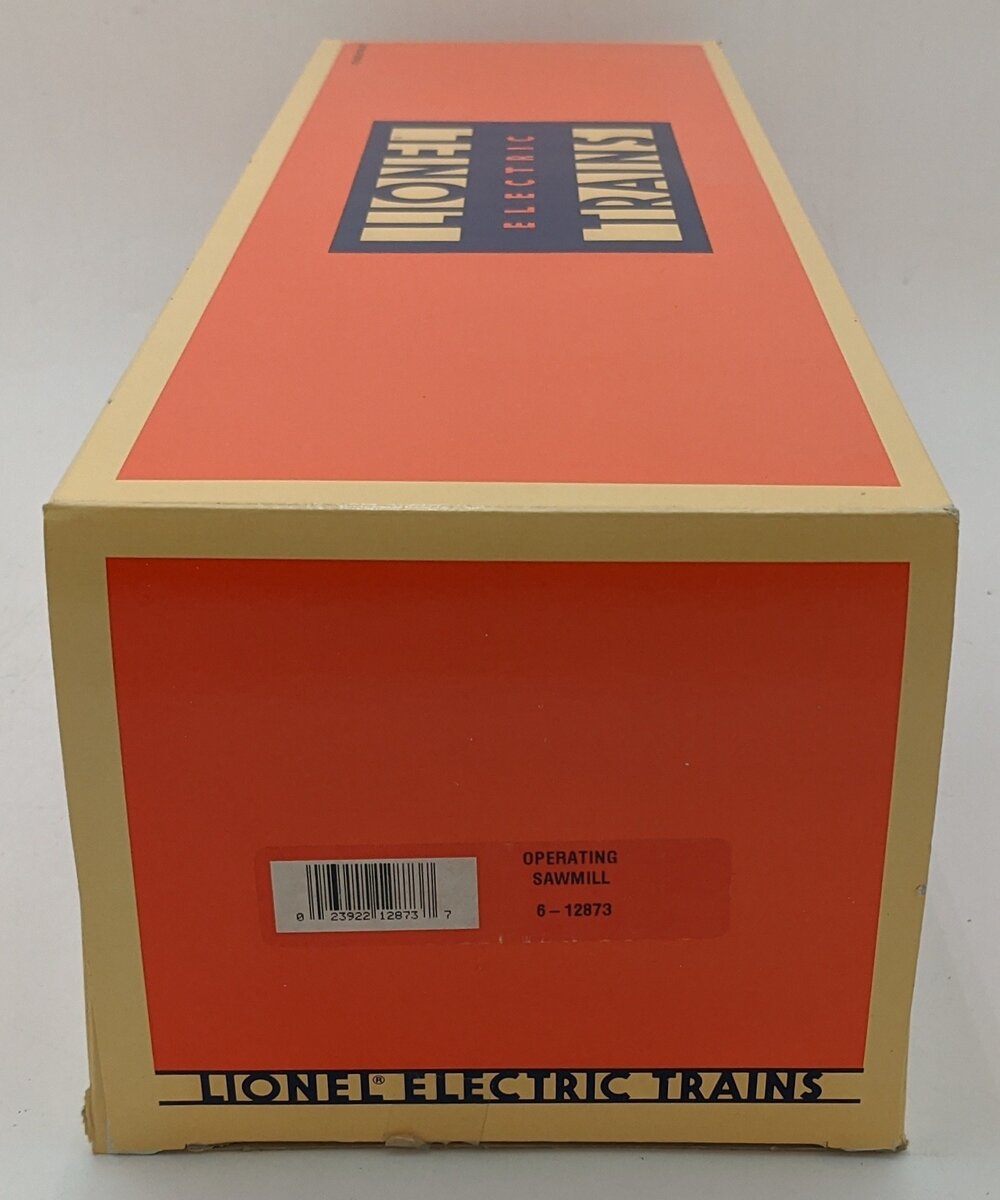 Lionel 6-12873 O Operating Sawmill with Brown Base LN/Box