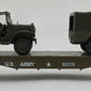 MTSI 72249 O Gauge US Army Flatcar with Trucks #62278 EX