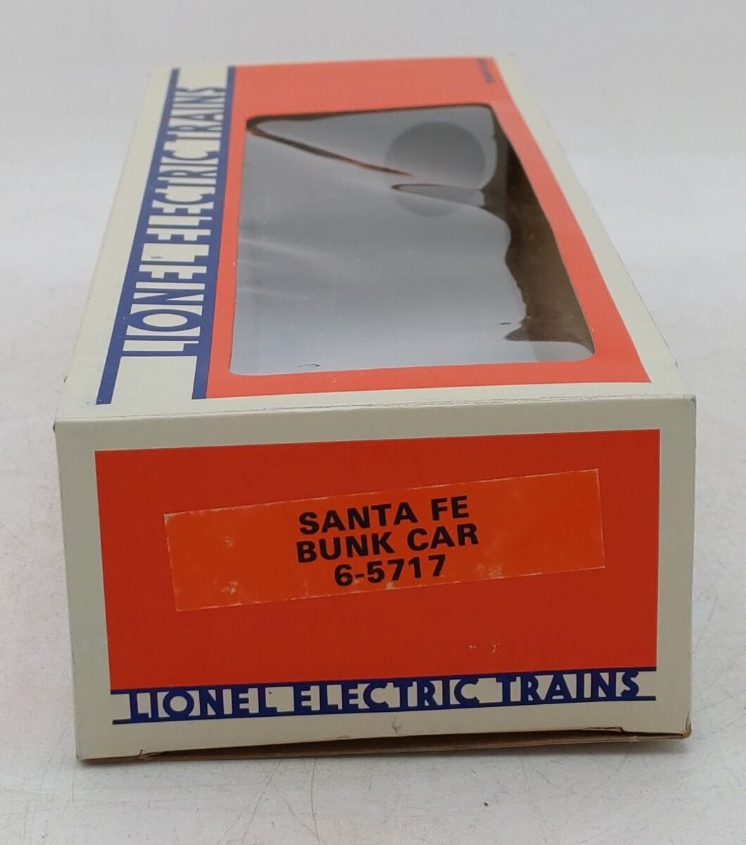 Lionel 6-5717 O Gauge Santa Fe Illuminated Bunk Car #5717 EX/Box