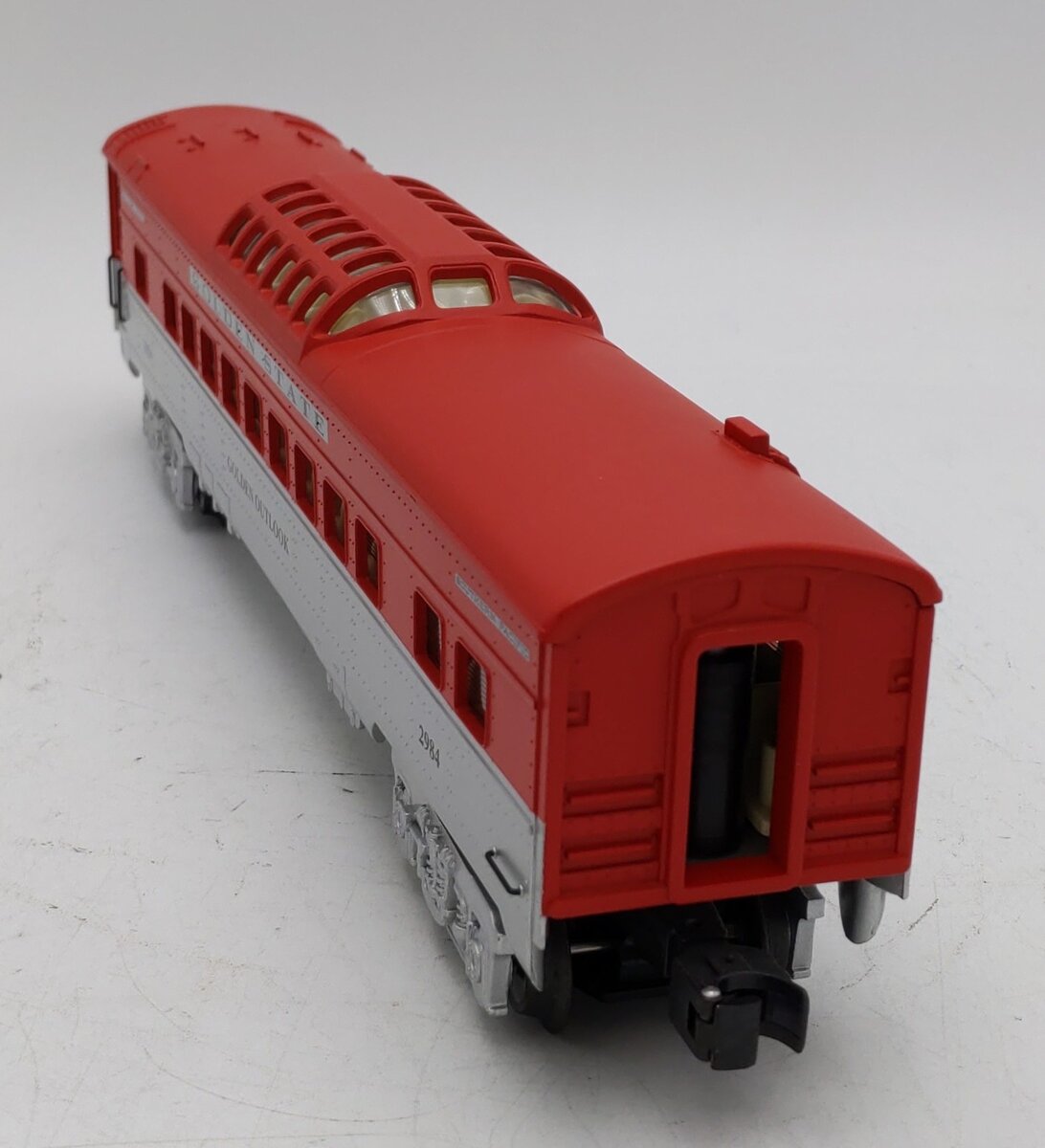 K-Line K4532-2984 O Golden State Golden Outlook 13.5" Vista Dome Car #2984 EX/Box