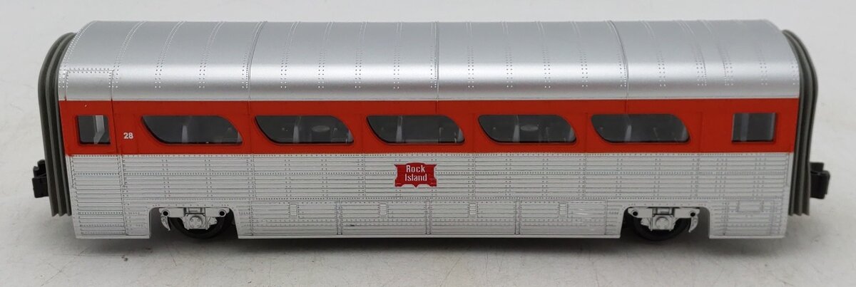 MTH 30-6183 O Rock Island Aerotrain Coach Car #28 LN/Box