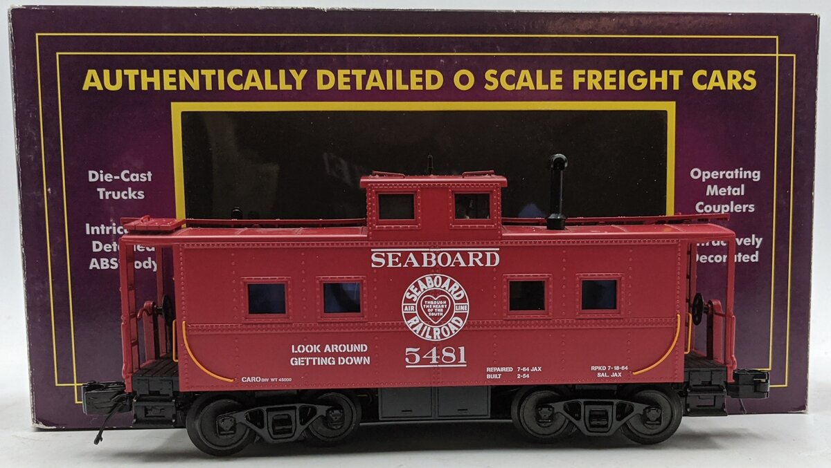 MTH 20-91345 Seaboard Steel Caboose #5482 LN/Box