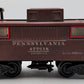 Lionel 2457 O PRR Tinplate Lighted Vintage Caboose Brown w/ Eastern Division VG