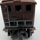 Lionel 2457 O PRR Tinplate Lighted Vintage Caboose Brown w/ Eastern Division VG