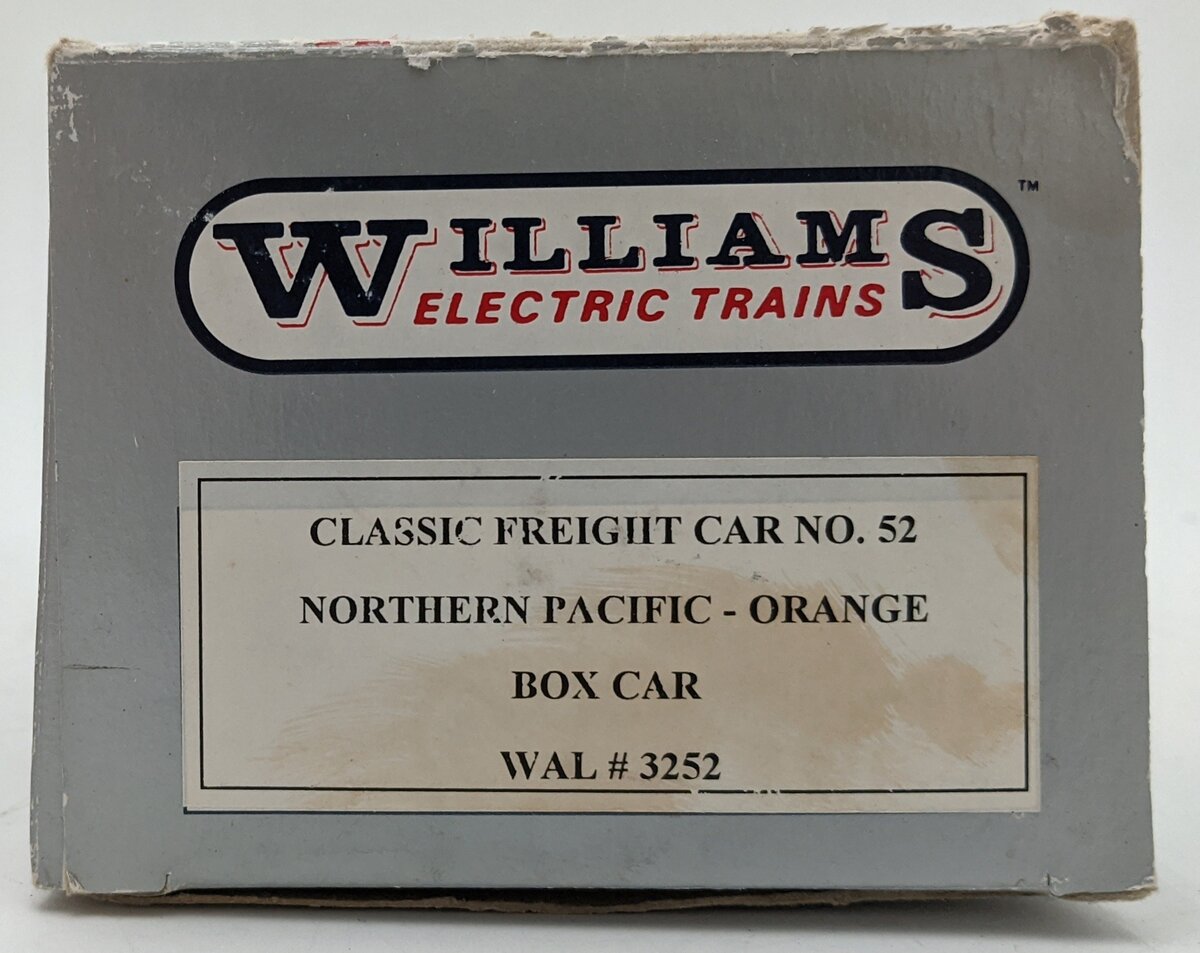 Williams O Gauge Northern Pacific Boxcar #9770 LN/Box