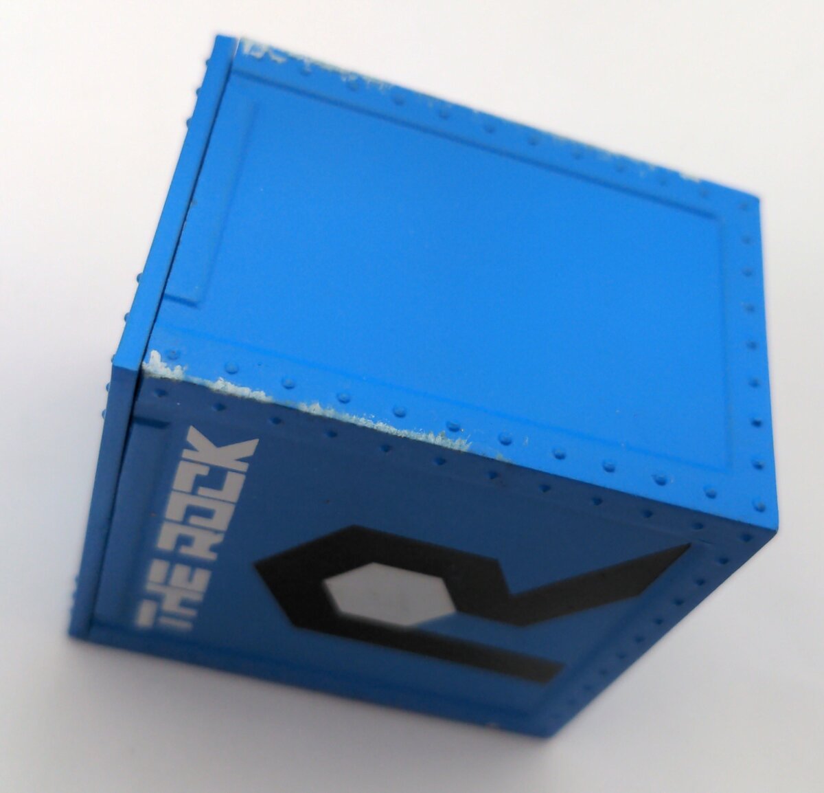 K-Line K6538 O Gauge Rock Island Black Gondola with Blue Cannisters EX