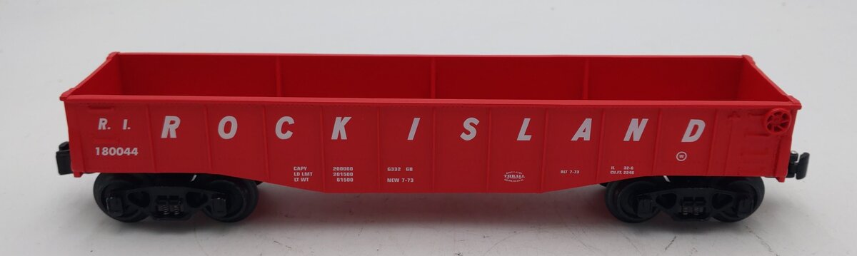 Lionel 6-22647 O Rock Island Gondola #180044 LN/Box