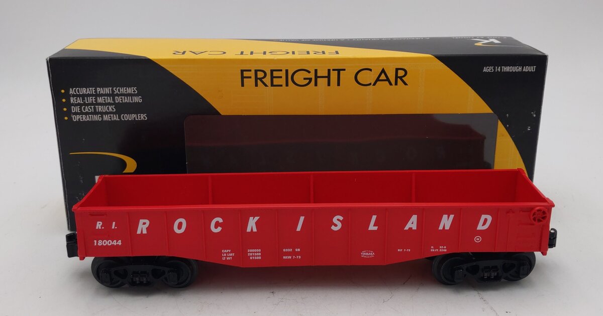 Lionel 6-22647 O Rock Island Gondola #180044 LN/Box