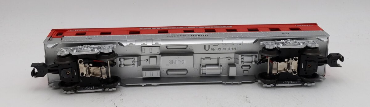K-Line K4532-0503 O Gauge Golden State "Golden Chariot" 13.5" Pullman Car #503 EX/Box
