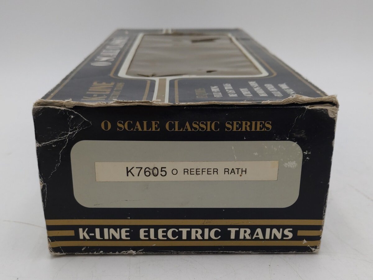 K-Line K7605 O Gauge Rath Classic Refrigerator Car VG/Box