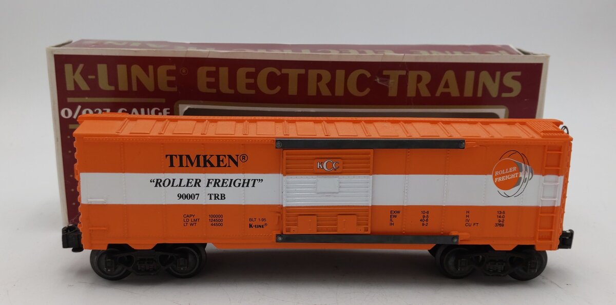 K-Line K-90007 O Gauge Timken Roller Freight Boxcar LN/Box