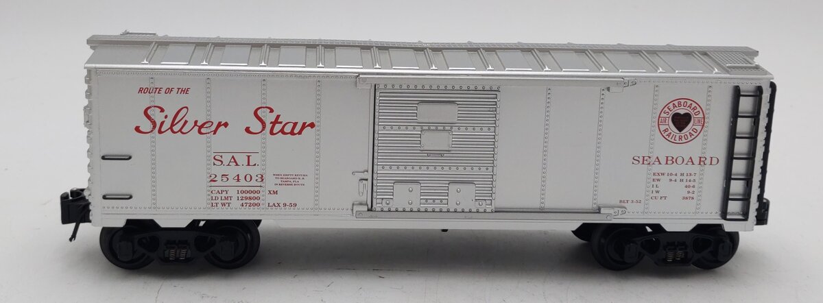 K-Line 6-21242 O Gauge Seaboard Silver Star Boxcar #25403 LN/Box