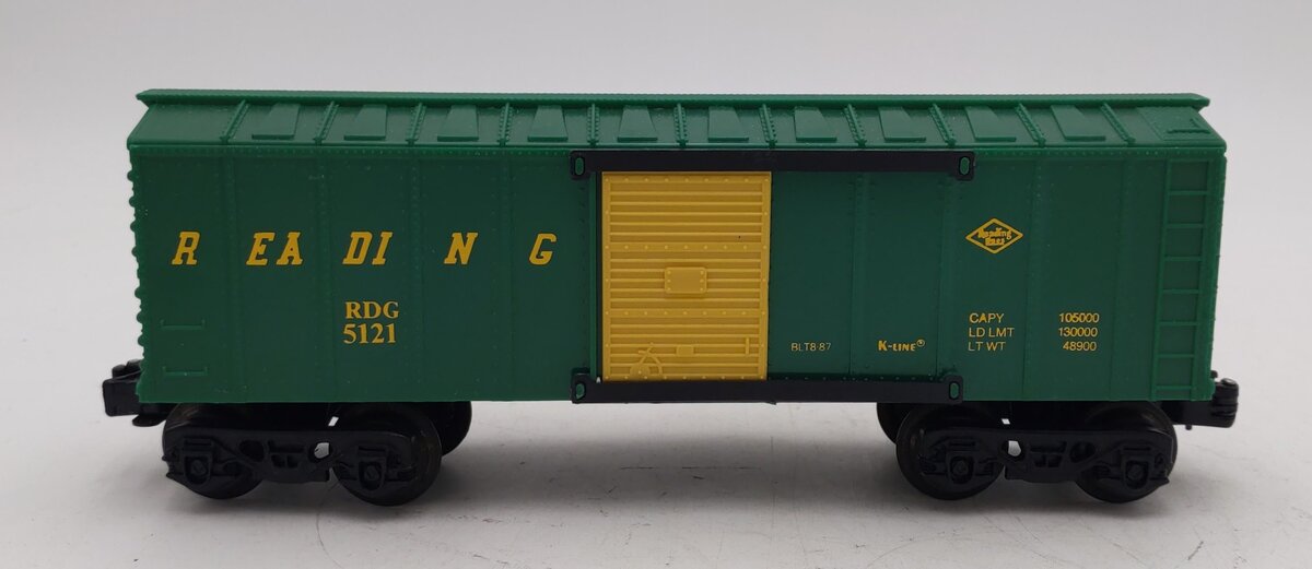 K-Line K5121 O Reading Boxcar #5121 LN/Box