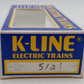 K-Line K5121 O Reading Boxcar #5121 LN/Box