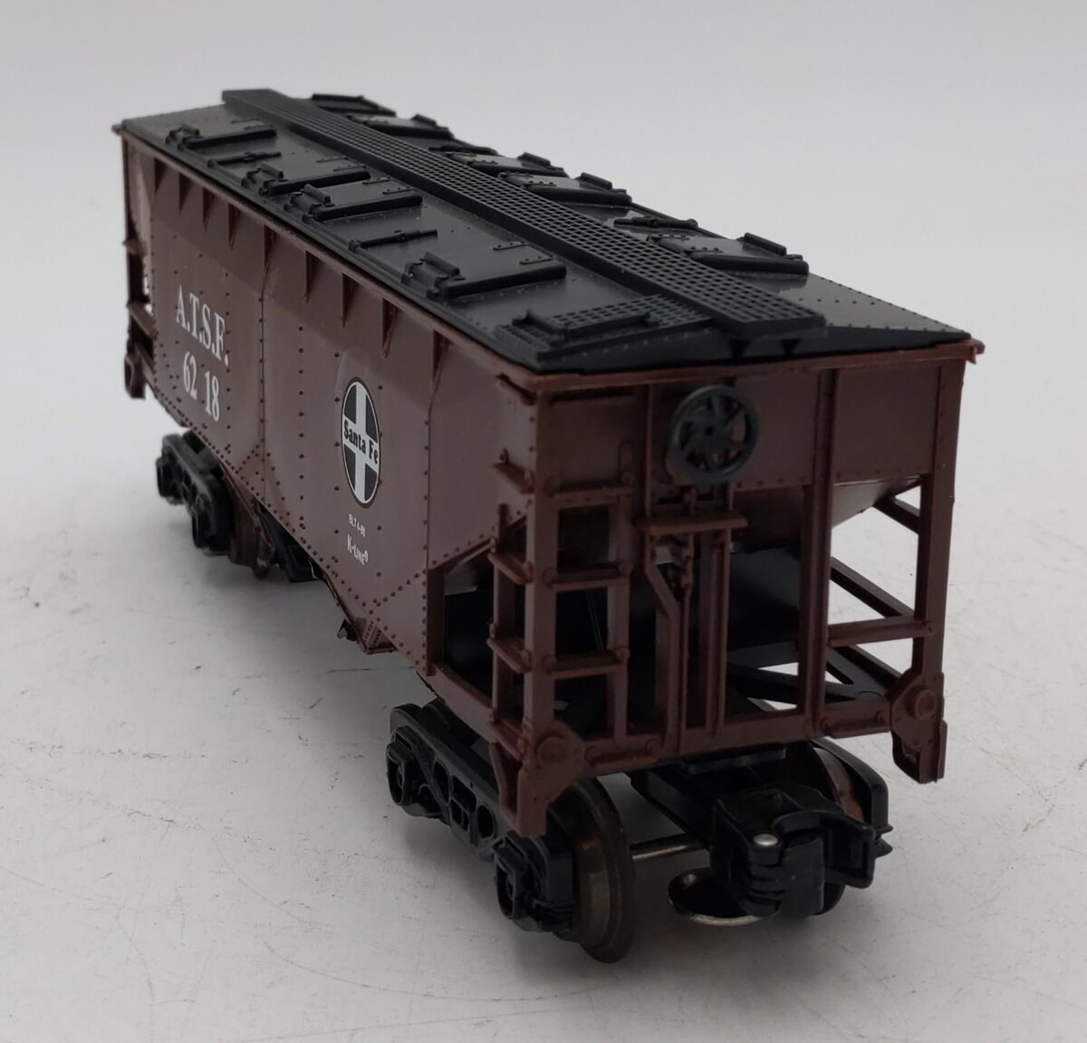 K-Line K6218 O Gauge AT&SF 2-Bay Hopper LN/Box