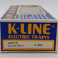 K-Line K6218 O Gauge AT&SF 2-Bay Hopper LN/Box