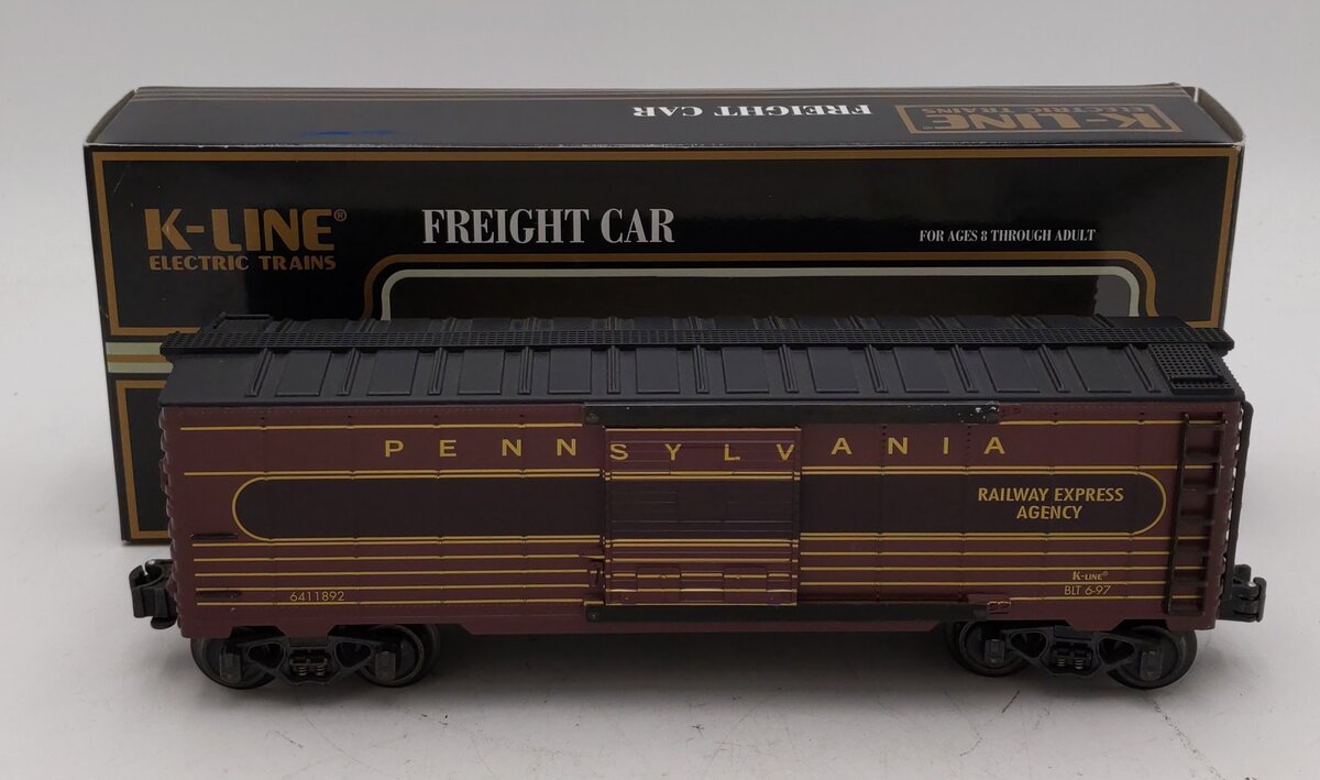 K-Line K641-1892 O Gauge Pennsylvania Railroad Express Boxcar EX/Box